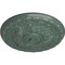 Ekena Millwork Amelia Ceiling Medallion (Fits Canopies up to 4 1/8"), Hand-Painted Cloud Burst, 15 3/4"OD x 5/8"P CM16AMCBF - alternate 2